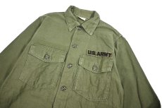 画像2: Used Us Military Cotton Sateen OG 107 Utility Shirt (2)