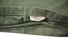 画像5: Used Fruit of the Loom Us Military Cotton Sateen OG 107 Utility Shirt (5)