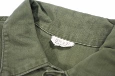 画像4: Used Us Military Cotton Sateen OG 107 Utility Shirt (4)
