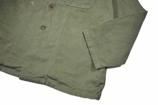 画像3: Used Fruit of the Loom Us Military Cotton Sateen OG 107 Utility Shirt (3)