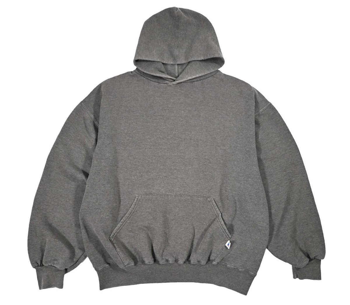 画像1: Used Russell Athletic Blank Sweat Hoodie Charcoal made in USA (1)