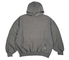 画像1: Used Russell Athletic Blank Sweat Hoodie Charcoal made in USA (1)