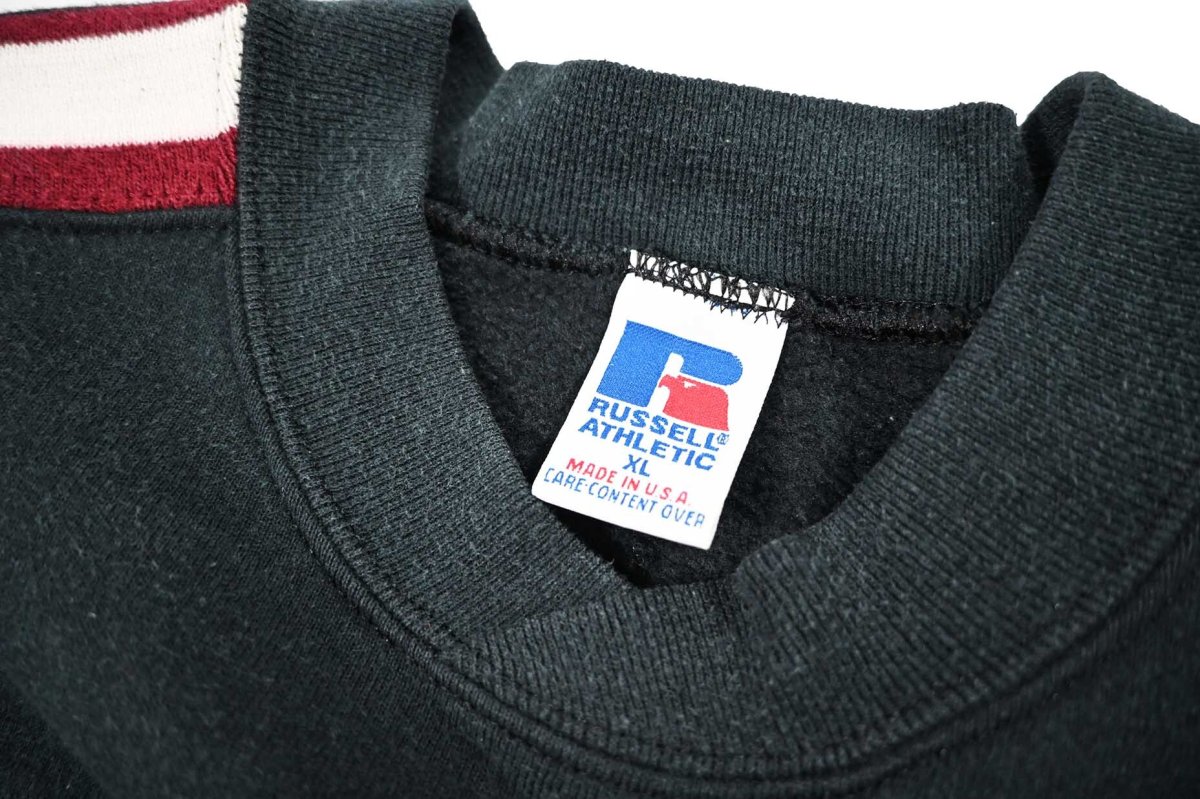 画像4: Used Russell Athletic V-Neck Blank Sweat Shirt made in USA (4)