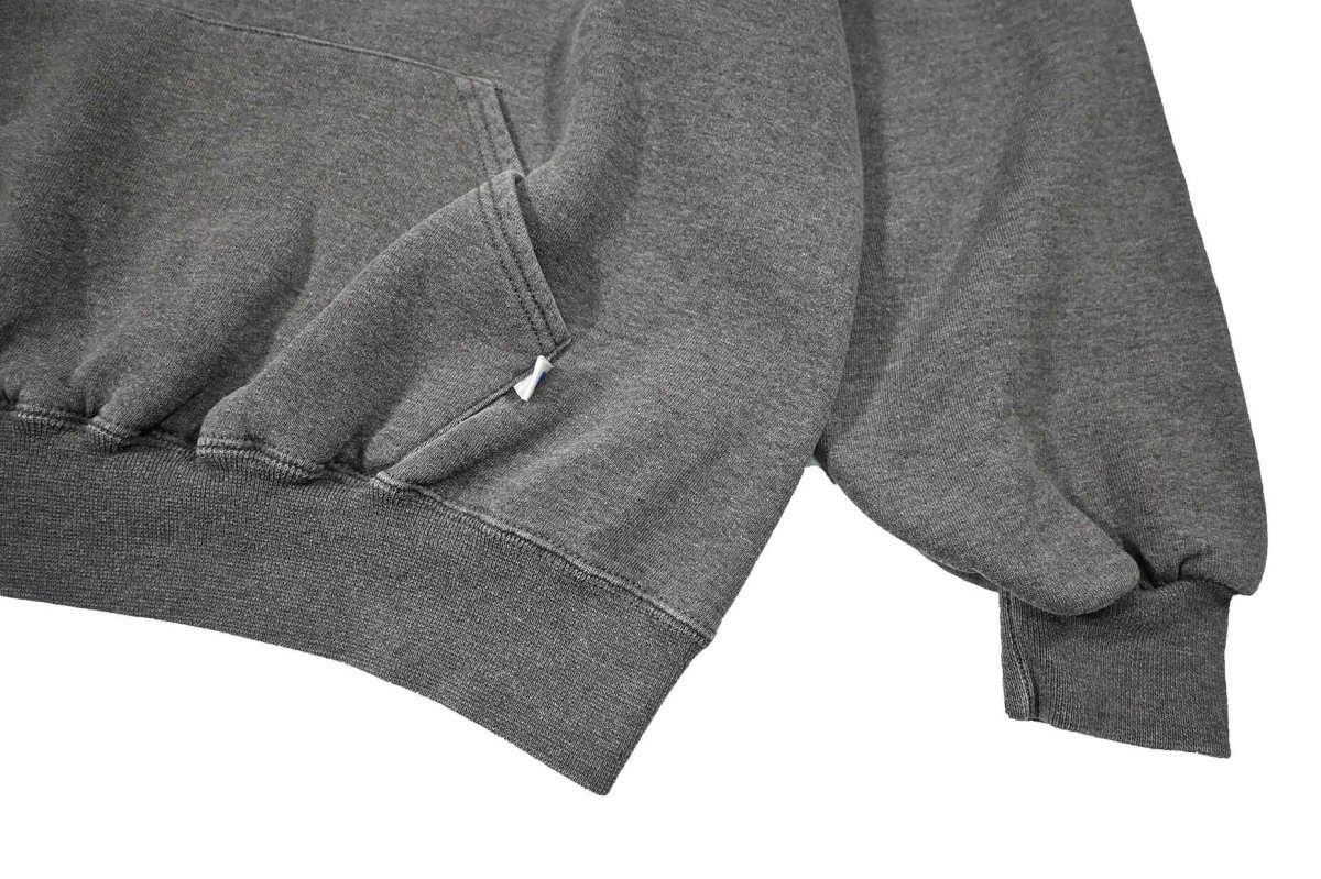 画像3: Used Russell Athletic Blank Sweat Hoodie Charcoal made in USA (3)