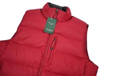 画像2: Deadstock L.L Bean Goose Down Vest Burgundy (2)