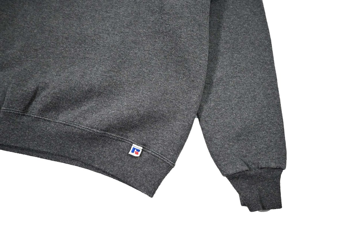 画像3: Used Russell Athletic Blank Sweat Shirt Charcoal made in USA (3)