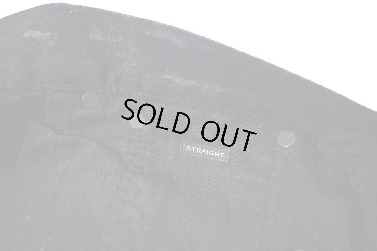 画像8: Used Ralph Lauren Black Label Coating Denim Pants Black ラルフローレン (8)