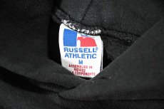 画像4: Used Russell Athletic Blank Sweat Hoodie Black (4)