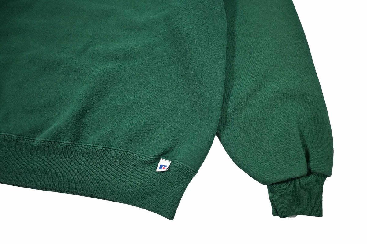 画像3: Used Russell Athletic Blank Sweat Shirt Green made in USA (3)