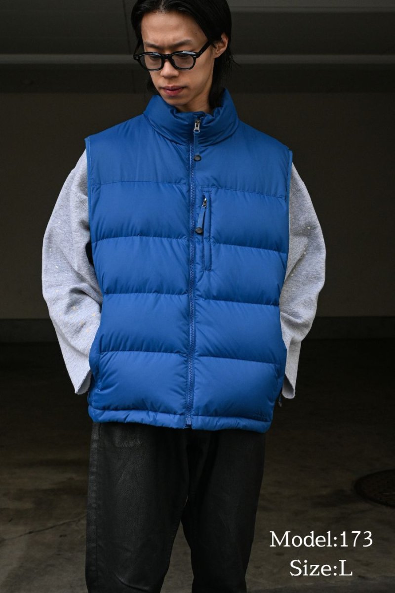 画像5: Deadstock L.L Bean Goose Down Vest Blue (5)