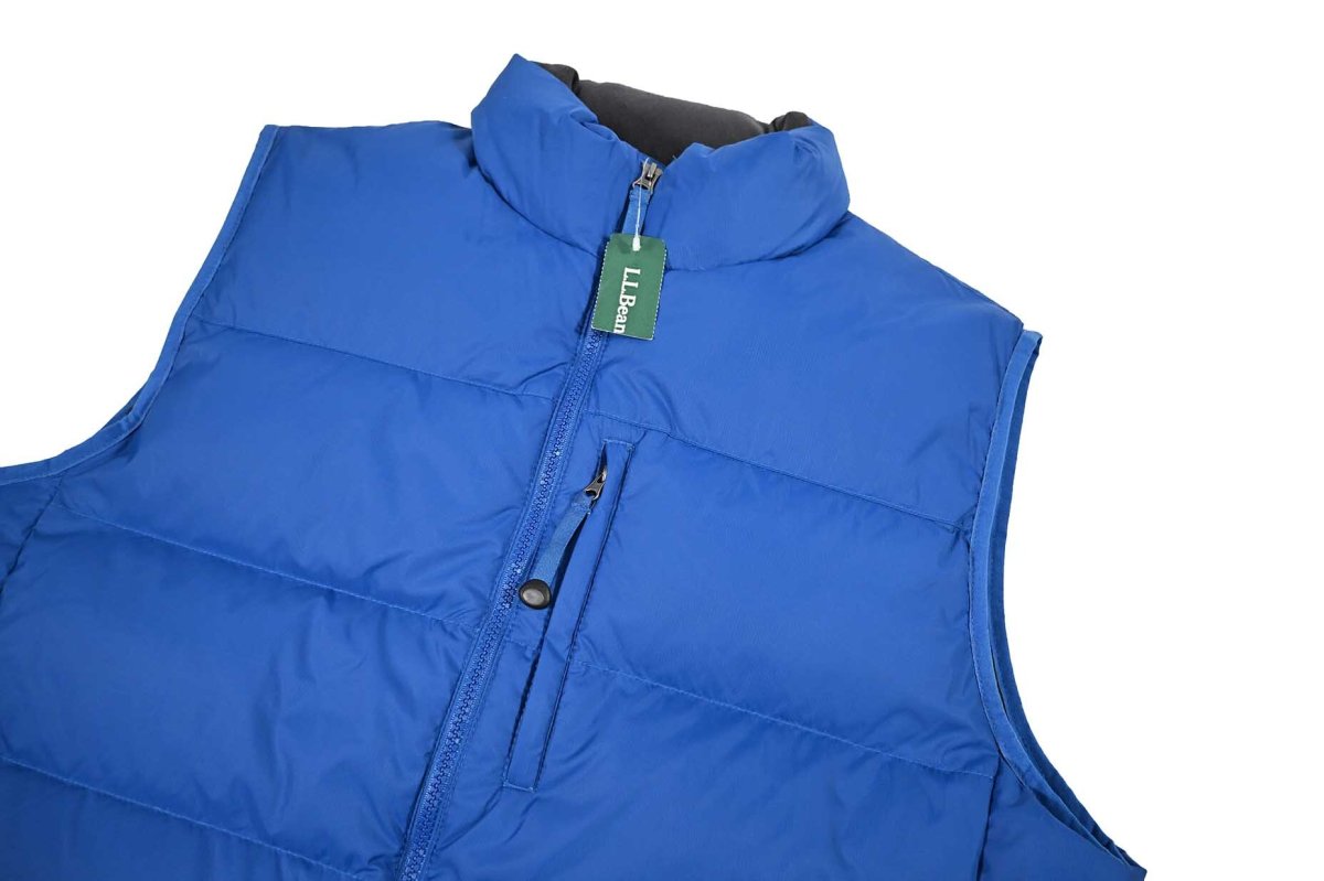 画像2: Deadstock L.L Bean Goose Down Vest Blue (2)