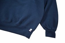 画像3: Used Russell Athletic Blank Sweat Shirt Navy made in USA (3)