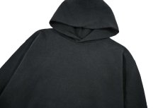 画像2: Used Russell Athletic Blank Sweat Hoodie Black (2)