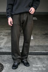 画像8: Used Ralph Lauren Black Label Coating Denim Pants Brown ラルフローレン (8)