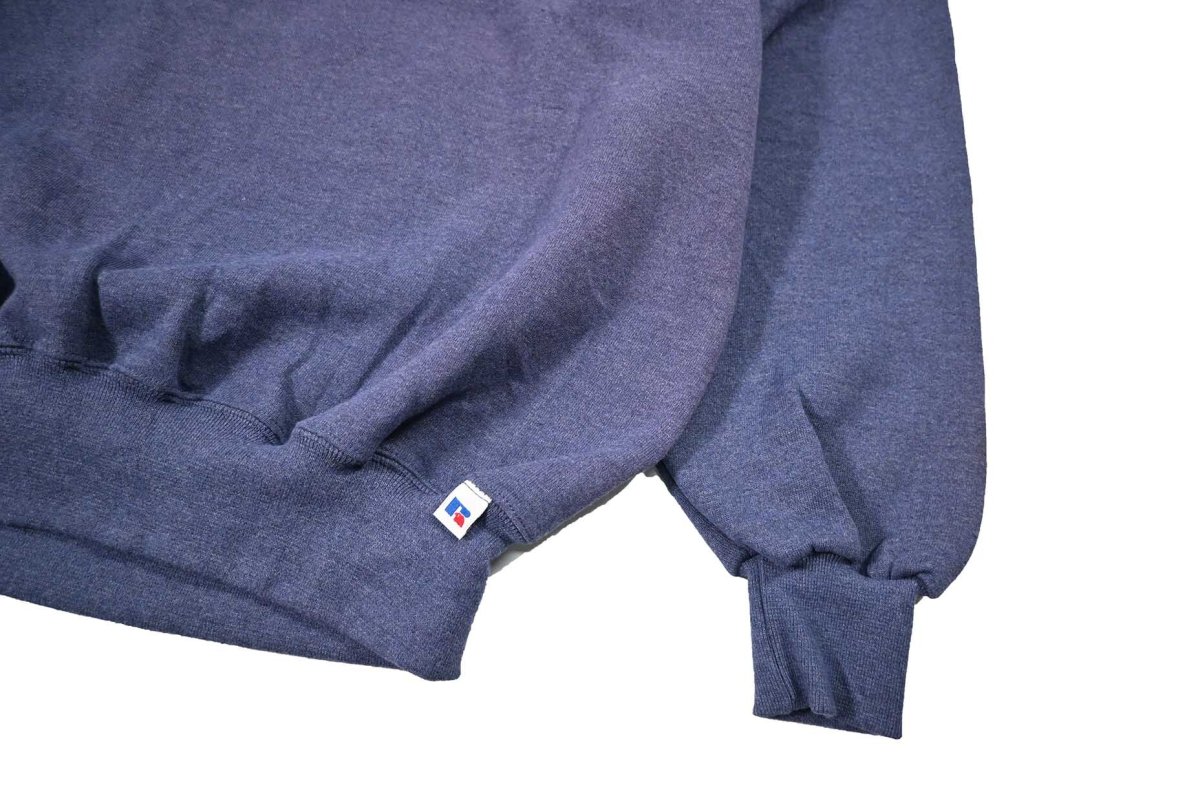 画像3: Deadstock Russell Athletic Blank Sweat Shirt Navy (3)