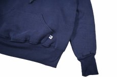 画像3: Used Russell Athletic Double Face Sweat Hoodie Navy made in USA (3)