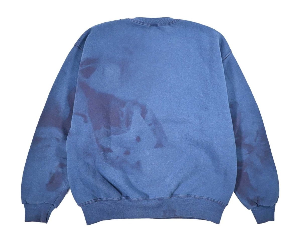 画像2: Used Russell Athletic Blank Sweat Shirt Blue (2)