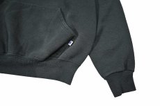 画像3: Used Russell Athletic Blank Sweat Hoodie Black (3)