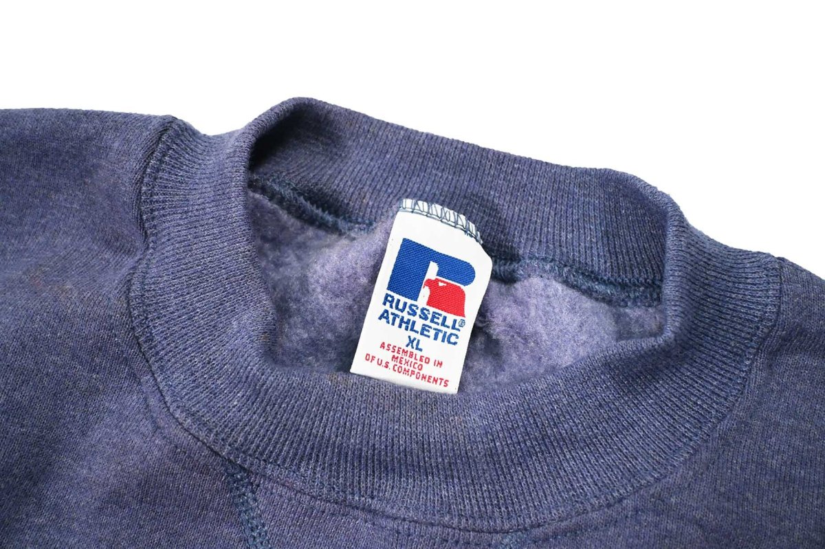 画像4: Deadstock Russell Athletic Blank Sweat Shirt Navy (4)