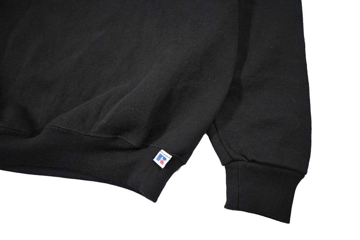画像3: Deadstock Russell Athletic Blank Sweat Shirt Black (3)