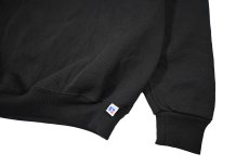 画像3: Deadstock Russell Athletic Blank Sweat Shirt Black (3)
