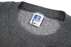 画像4: Used Russell Athletic Blank Sweat Shirt Charcoal made in USA (4)