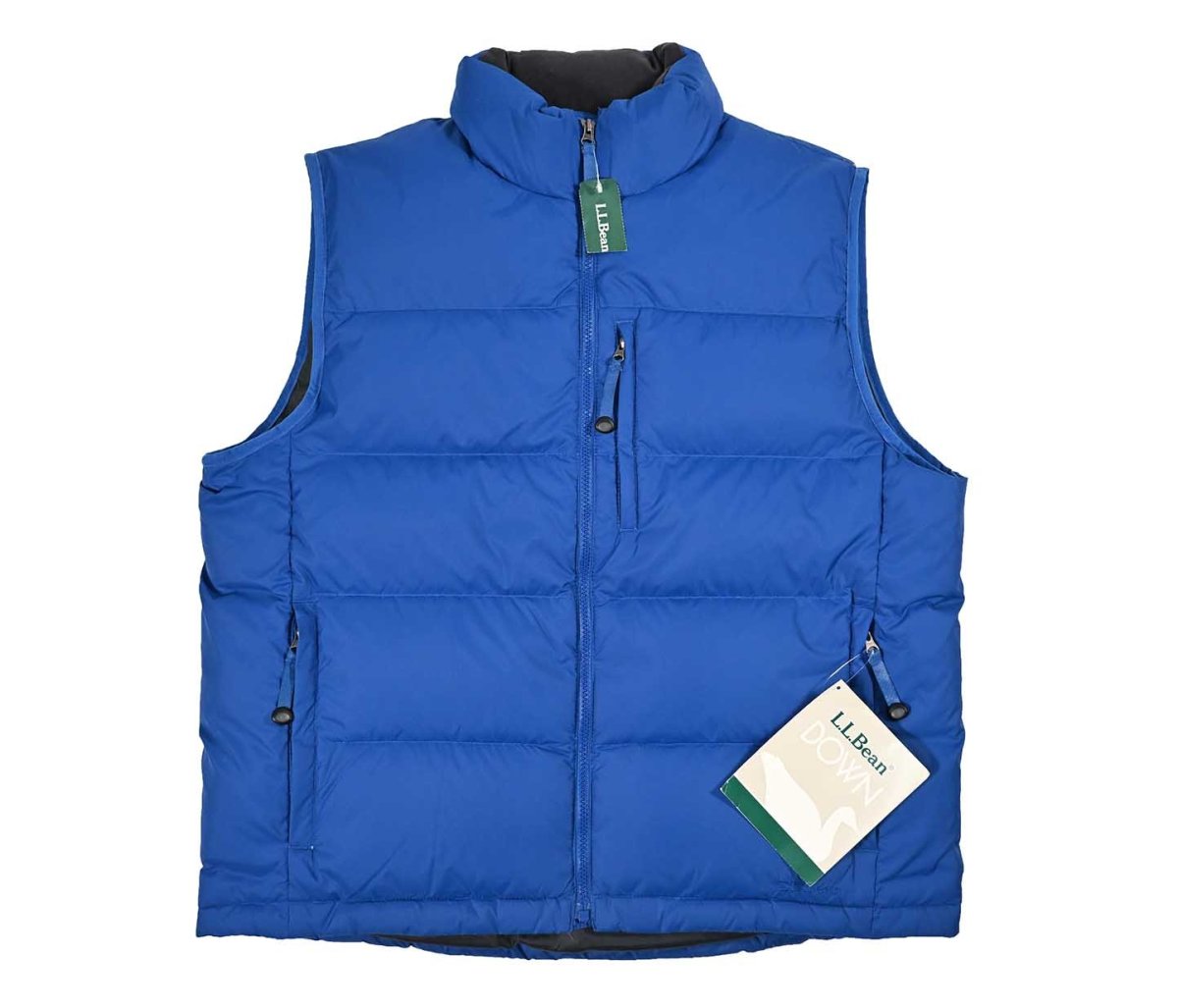 画像1: Deadstock L.L Bean Goose Down Vest Blue (1)