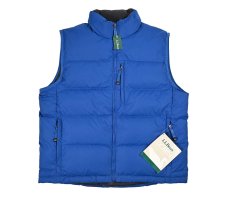 画像1: Deadstock L.L Bean Goose Down Vest Blue (1)