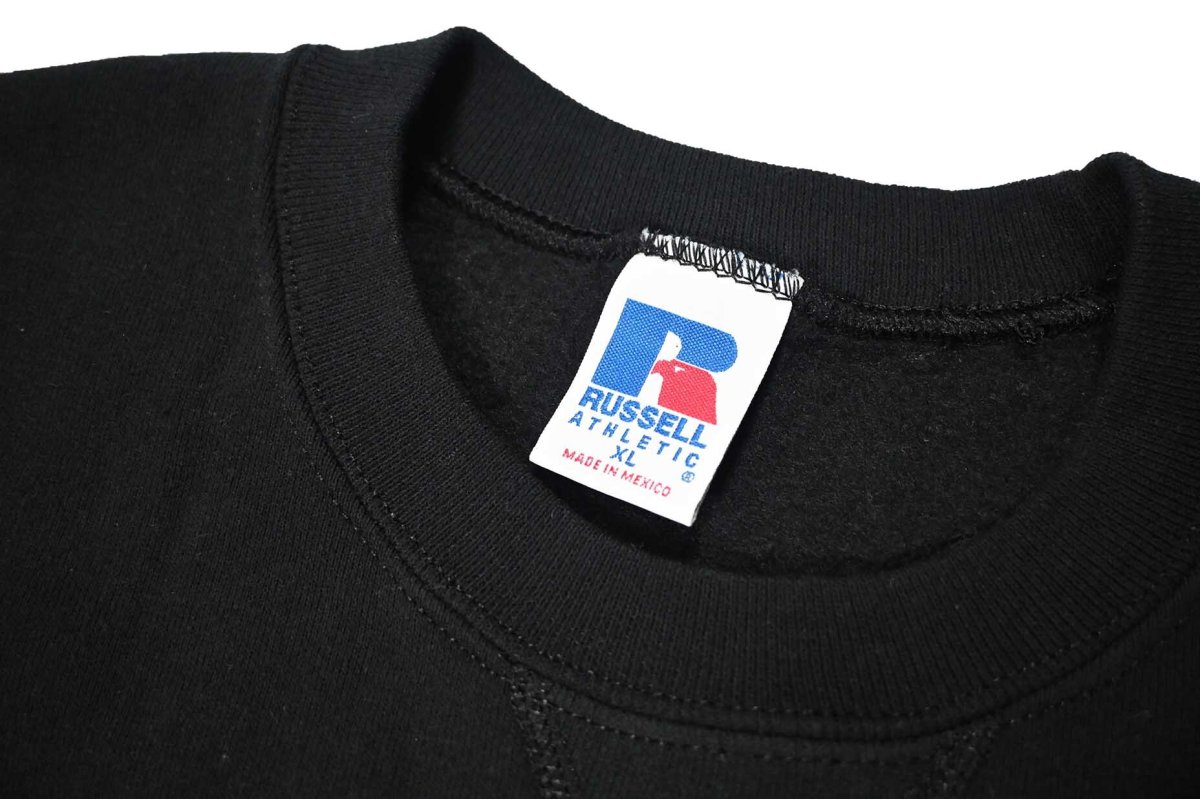 画像4: Deadstock Russell Athletic Blank Sweat Shirt Black (4)