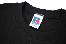 画像4: Deadstock Russell Athletic Blank Sweat Shirt Black (4)