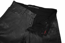 画像6: Used Ralph Lauren Black Label Coating Denim Pants Black ラルフローレン (6)