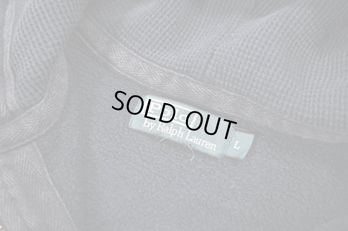 画像4: Used Polo Ralph Lauren Zip Sweat Hoodie Navy ラルフローレン (4)