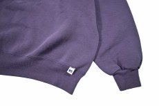 画像3: Used Russell Athletic Blank Sweat Shirt Purple made in USA (3)
