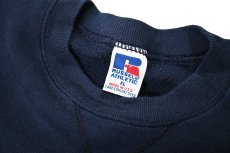 画像4: Used Russell Athletic Blank Sweat Shirt Navy made in USA (4)
