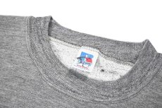 画像4: Used Russell Athletic Blank Sweat Shirt Grey/Navy made in USA (4)