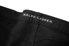 画像7: Used Ralph Lauren Black Label Coating Denim Pants Black ラルフローレン (7)
