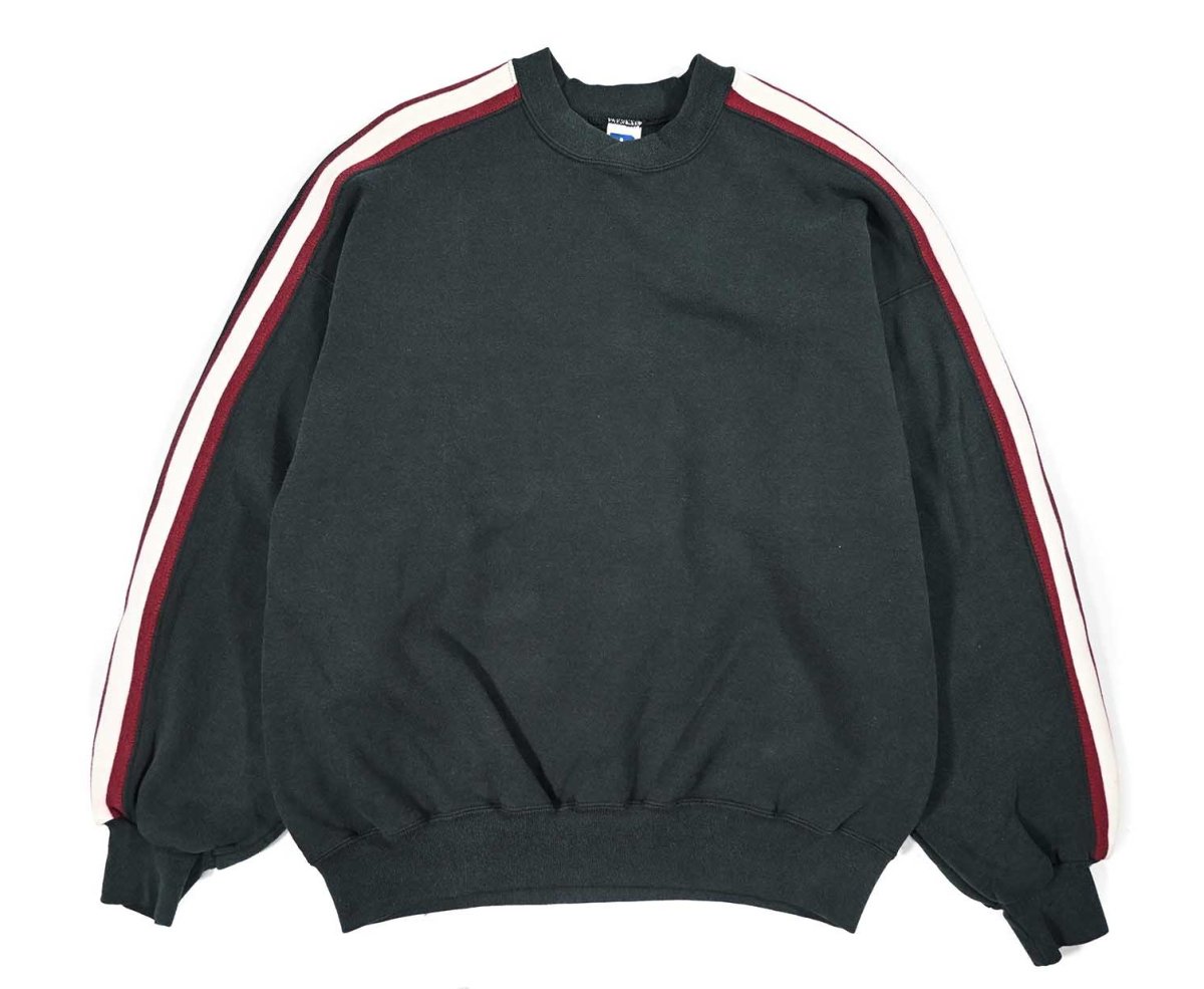 画像1: Used Russell Athletic V-Neck Blank Sweat Shirt made in USA (1)