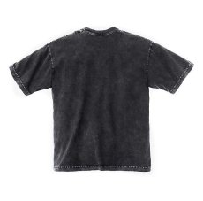 画像2: Los Angeles Apparel Mineral Wash 6.5oz S/S Tee Carbon Black ロサンゼルス アパレル (2)