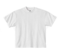 画像1: Los Angeles Apparel Garment Dye 8.5oz S/S Wide Tee White ロサンゼルス アパレル (1)