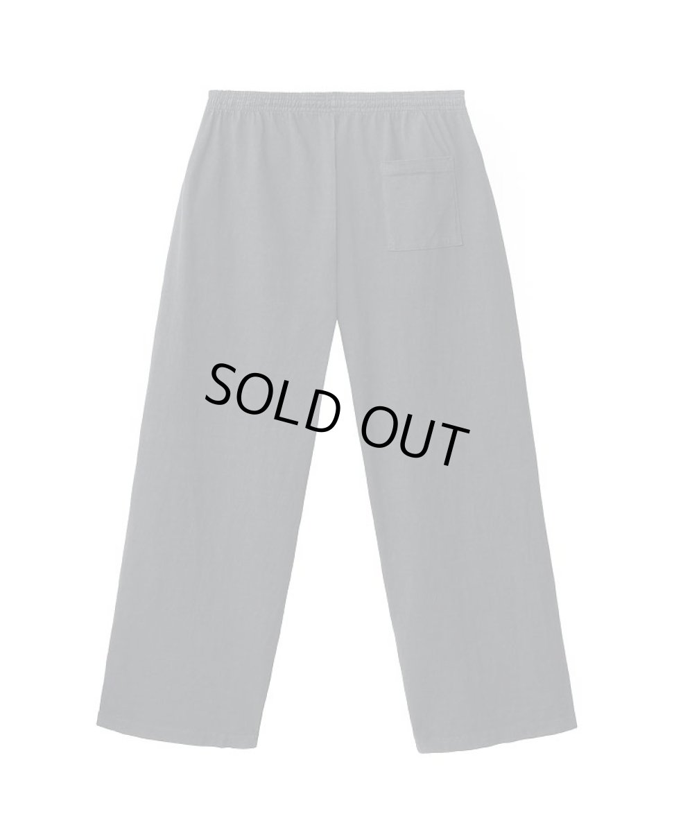 画像2: Los Angeles Apparel 8.5oz Wide Leg Jersey Pants Dolphin Blue ロサンゼルス アパレル (2)