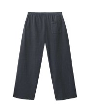 画像2: Los Angeles Apparel 8.5oz Wide Leg Jersey Pants Dolphin Blue ロサンゼルス アパレル (2)