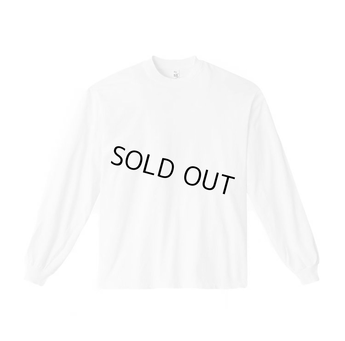 画像1: Los Angeles Apparel Garment Dye 6.5oz L/S T-Shirt White ロサンゼルスアパレル (1)