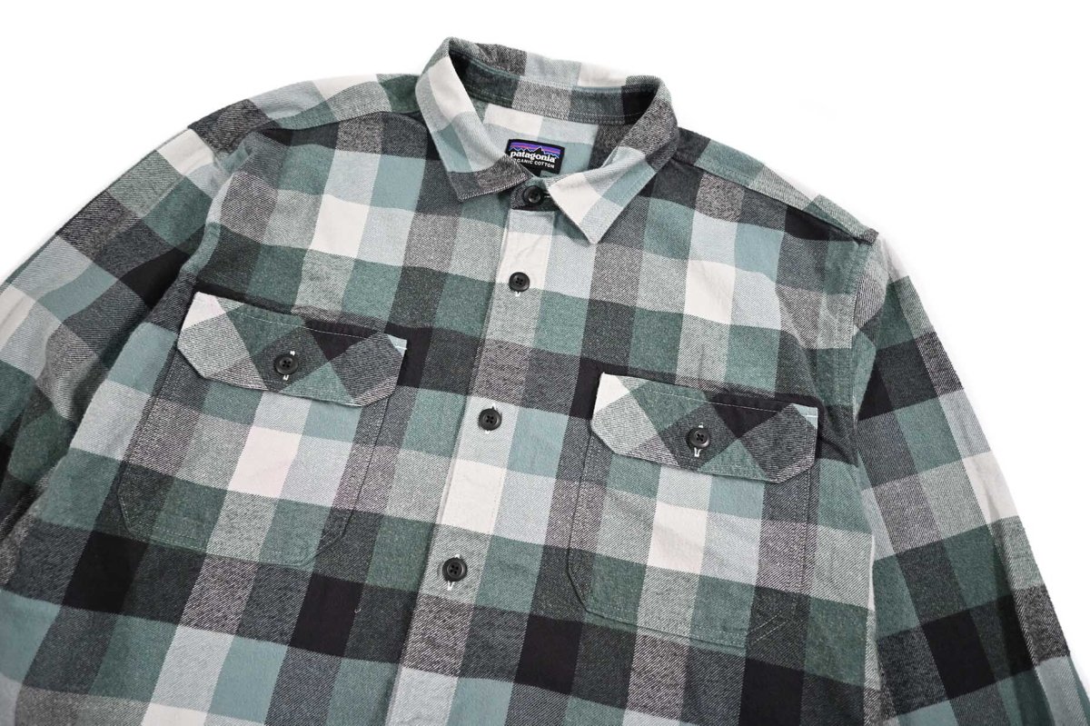 画像2: Used patagonia Midweight Fjord Flannel Shirt パタゴニア (2)