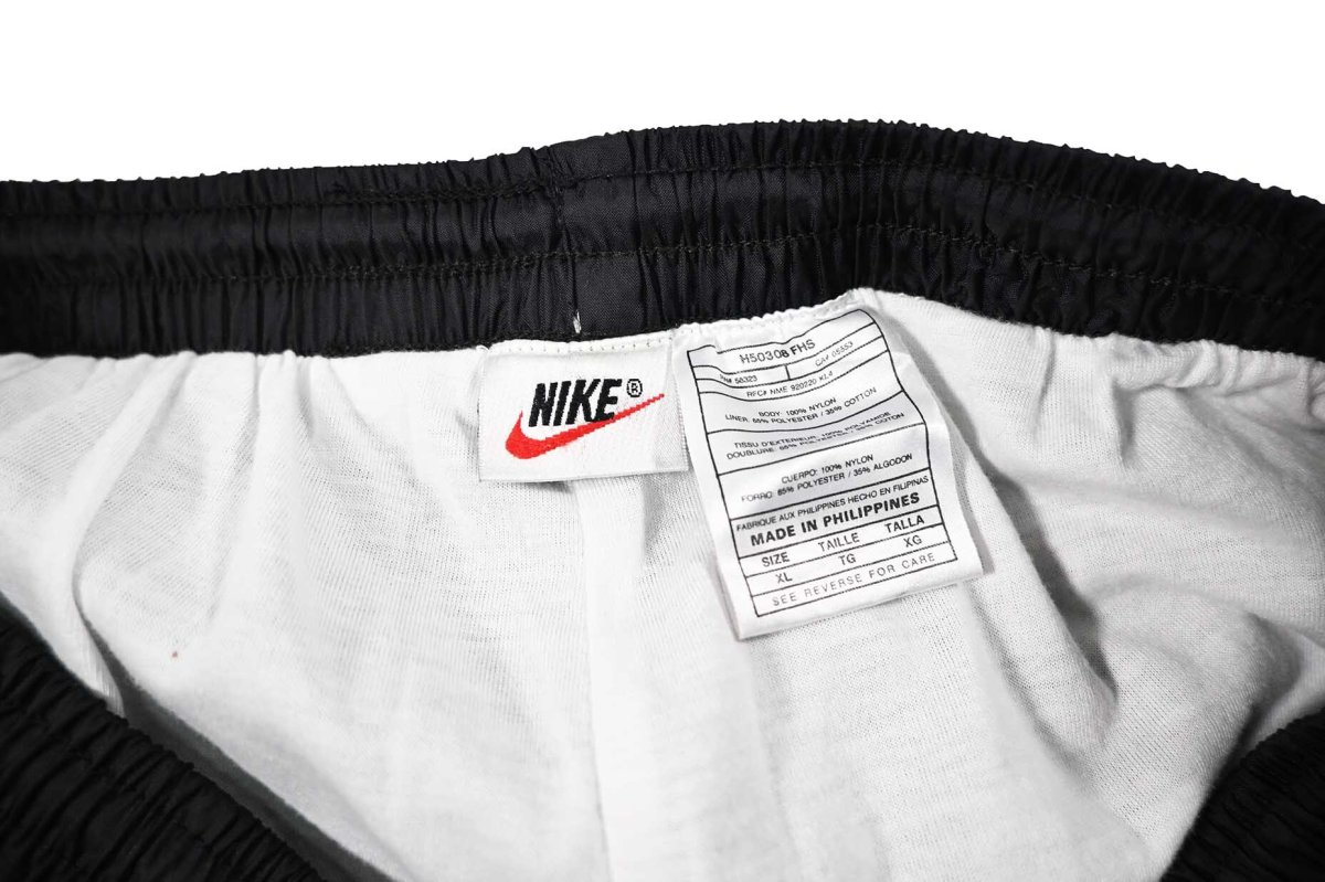 画像6: Deadstock Nike Nylon Track Pants Black (6)