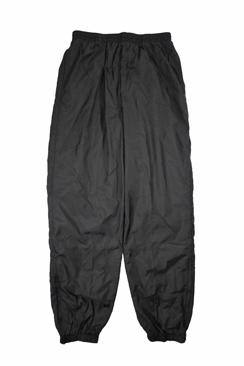 画像1: Deadstock Nike Nylon Track Pants Black (1)