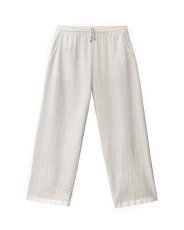 画像1: Los Angeles Apparel 8.5oz Wide Leg Jersey Pants Off White ロサンゼルス アパレル (1)