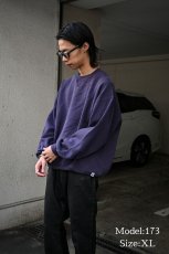 画像5: Used Russell Athletic Blank Sweat Shirt Purple made in USA (5)