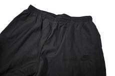 画像2: Deadstock Nike Nylon Track Pants Black (2)