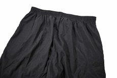 画像2: Deadstock Nike Nylon Track Pants Black (2)