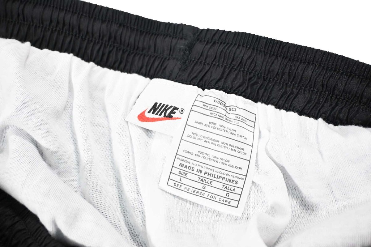 画像6: Deadstock Nike Nylon Track Pants Black (6)
